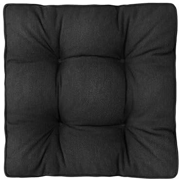 Best Wool Lounge Kissen für Rattan Gartenmöbel 50x50 cm - Loungekissen für Stuhl - Sitzkissen Rattanmöbel - Hochwertiges Polypropylen