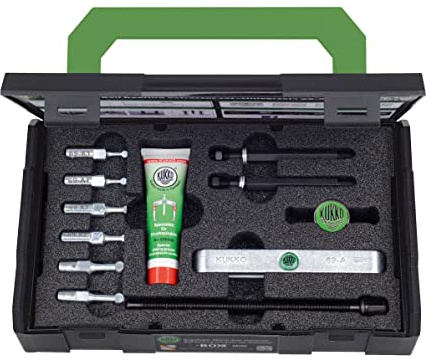 Universal-Kugellager-Abzieher-Set aus Stahl, ideal für die einfache Demontage mechanischer Teile.