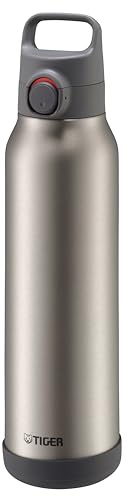 Tiger MTA-H150XM Thermos Water Bottle, 4.9 fl oz (1.5 L) with Handle, Easy to Open One-Touch Vacuum Insulated Stainless Steel Bottle, Sports Drink, Large Capacity, Direct Drink, Wide Mouth, Cold
