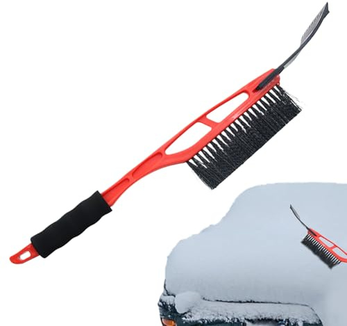 Moreeulsi Eiskratzer für Auto – Auto-Glas-Schneeschaufel, rutschfest, multifunktional, Eiskratzer für Küche, Outdoor, Auto, Auffahrt, Terrasse, Boden, Balkon, Fenster, Camping, Ausflug