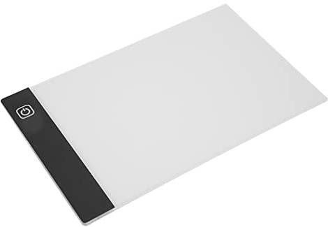 Tragbarer A5-Leuchtkasten, Ultradünn, LED-Kopiertafel Zum Zeichnen, Animieren, Skizzieren, USB-betriebener Leuchtkasten für Künstler, Kunststoff, 9,5 X 5,9 Zoll