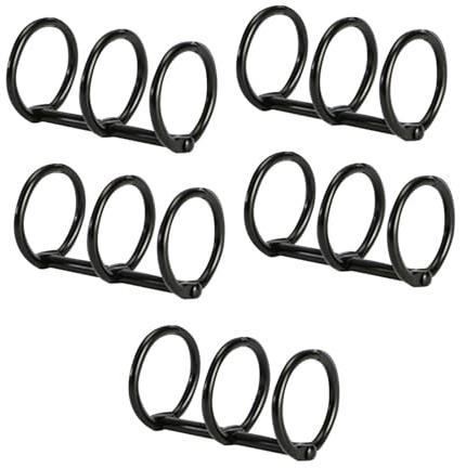 LIXSAZSE Book Rings Iron Metal Loose Leaves Binders Deliver Unmatched Stability And 3 Holes Metal Loose Leaves Binder Rings Durable Is Made Of Iron Binding