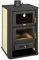 Poêle Combustion Bois 5+15 KW Cuisinière Arrière Chaudière Foyer Cheminee