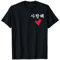 I Love You Koreanisch Saranghae Südkorea Musik Gayo Kpop T-Shirt