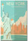 Magnet Sv New York City Fridge Magnet Statue of Liberty Vintage Poster USA travel souvenir 3x2 inches