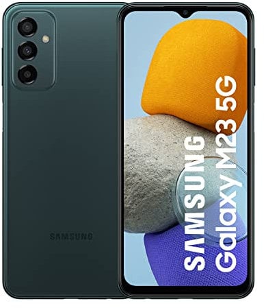Samsung Galaxy M23 5G (128 GB) Verde – Teléfono Móvil Android, Sin Tarjeta SIM, Smartphone con 4 GB de RAM (Versión Española)