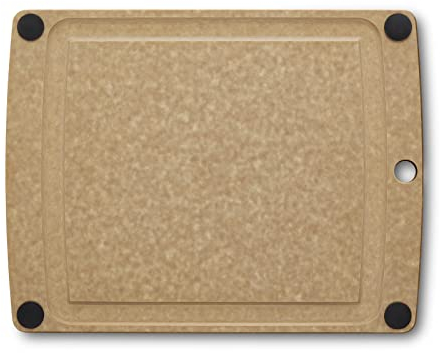 Victorinox Schneidebrett, All-in-One, Cutting Board M 36.8 x, 28.5 x, 0.6, Saftrille, Klingenschonend, Rutschfest, Spülmaschinengeeignet, Braun