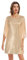 GRACE KARIN Femme Cocktail Robe à Paillettes Mi-Longue Coupe Ample d'Été Manches Longues Style Mode L Or Rose Paillettes