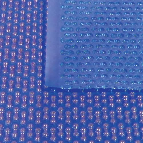 Bâche à Bulles pour Piscine Enterrée et Hors-Sol - Fabrication Française - Direct Usine - 4 x 2,5 m - GeoBubble Dark Blue - 500 microns - Non Bordée - Efficacité SUPERIEURE - Durée de Vie de 5 à 6 Ans
