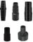 Universal Vacuum Cleaner Hose Adapter Kit Reducer Attachment Set Converter Dust Extraction Hose Port Adapter Accessories Vacuum Attachment Converter Hose Reducer Connector Easy Use Universal Black