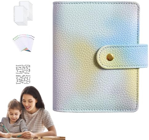 Classeur de Budget A7 Avec Enveloppes - Couleur Macaron - Étanche - Planificateur Budgétaire Tendance