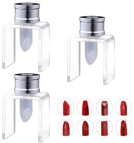 3PCS 12.1mm Silicone DIY Lipstick Mold Lip Balm Maker Kit Lipstick Making Mould Lipstick Filling Tube Homemade Balm Lip Mold for DIY Lipstick Lip Cream