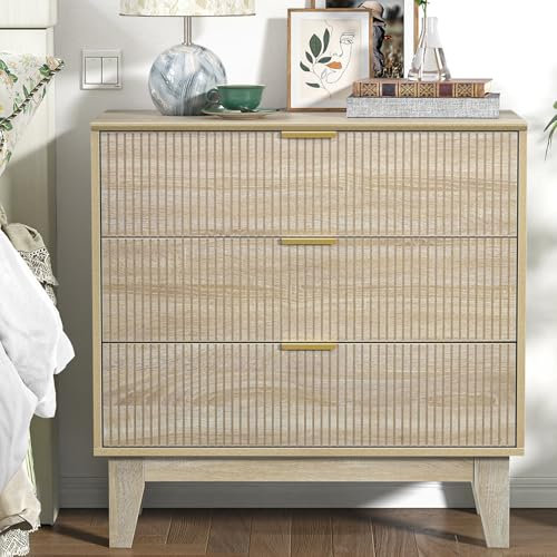 Yvsevnr Kommode mit Schubladen, Kommode Schlafzimmer, Schubladenkommode mit Viel Stauraum, Komodenschrank für Schlafzimmer, Wohnzimmer, Flur, Büro 80 x 40 x 80 cm