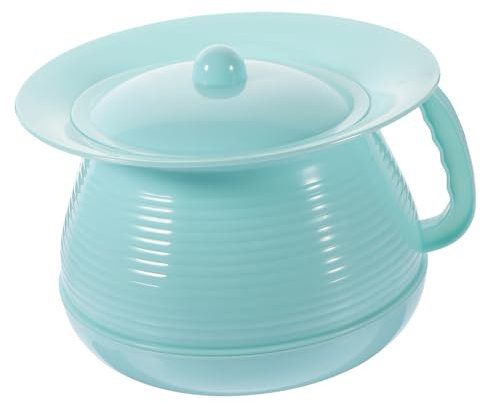 OHPHCALL Kinder Nachttopf Mit Deckel Und Griff Sturzfester Kunststoff Urinaltopf Tragbare Toilettenschüssel Mit Rutschfester Unterseite Für Zuhause Und Unterwegs