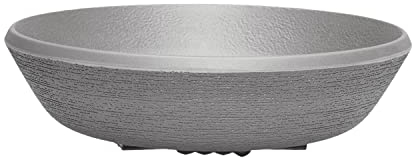 Kartell 01517NA Assiette creuse, Plastique, Noir Anthracite, 21 x 21 x 5,7 cm