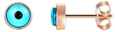 Karisma Damen Silber 925 rhodiniert Ohrstecker Boses Auge Zrikonia 4mm