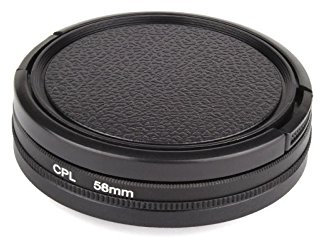 MASUNN 58 Millimetri Cpl Filtro Lente Polarizzatore Circolare con Cappuccio per Gopro HD Hero 4 3 Plus 3