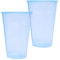 We Can Source It Ltd – 7oz Blue Strong Plastic Drinking Glass - Disposable Water Cups Tumblers - Eco-Friendly Drinkware Recyclable – Great for Water Coolers, Parties – 1000 Pack