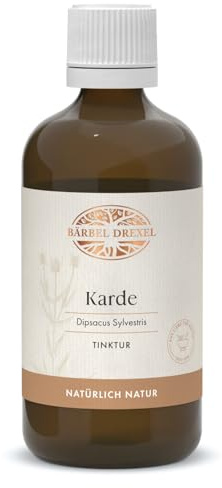 BÄRBEL DREXEL® Kardenwurzel Tinktur, Wilde Karde Tinktur (100ml), Kardenwurzel-Extrakt, Verspannungen, 100% Vegane Herstellung Deutschland, Nacken, Schultern, Rücken