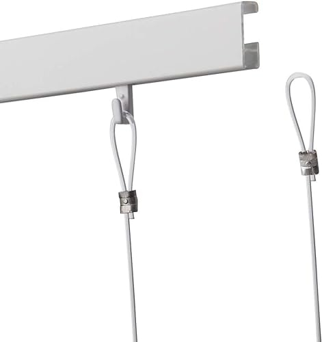 SOFT-RAIL® 10 St. Perlonseile 1,00 m, mit Schlaufe, Ø 1,5 mm, für Galerieschienen