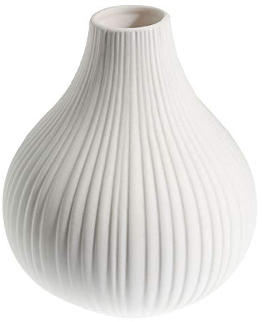 Storefactory - Ekenäs - Vase - Keramik - Matt - Weiß - Maße (ØxH): 21 x 24,5 cm
