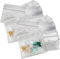 Pill Pouch Bags - (Pack of 400) 3 x 2.75 - BPA-Free, Poly Bag Disposable Zipper Pills Baggies, Daily AM PM Travel Medicine Organizer Storage Pouches, Best Clear Reusable with Write-on Labels