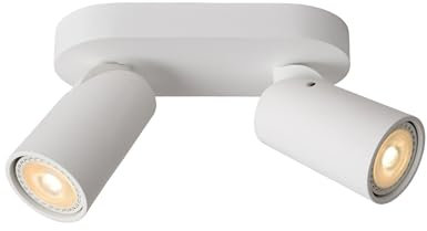 LUCIDE XYRUS - Deckenstrahler - LED Dim to warm - GU10-2x5W 2200K/3000K - Weiß