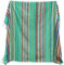 eccbox Große Serape-Decke Mit Verschiedenen Hellen Farben, Mexikanische Tischdecke für Hochzeit, Party-Dekorationen, 213 x 150 cm (Jacquard-Grün)