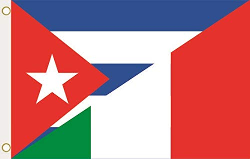 U24 - Bandiera dell'Italia Cuba, 90 x 150 cm