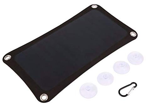 MoreChioce 20W 5V USB Chargeur de Panneau Solaire Sac à Dos Léger Panneau Solaire pour Randonnée Camping Voyage Extérieur étanche Portable Panneau Solaire Chargeur