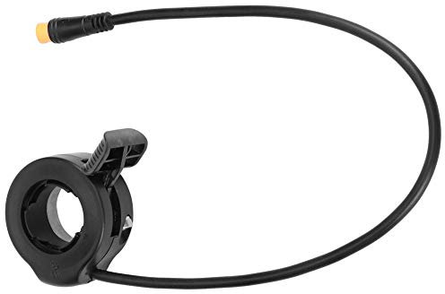 VGEBY 130X Elektrofahrrad Daumengas, E-bike Thumb Daumengas Gashebel mit Wasserdichter Anschluss Für Elektroroller Steuerungszubehör Elektrofahrräder