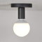 Mengjay Moderne Lampe de plafond, Plafonnier métal noir,luminaire moderne Plafonnier pour Chambre à coucher, Couloir, Salon, etc,sans ampoule