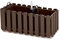 Prosperplast Jardinière de balcon Boardee 38x18x16 cm - Brun