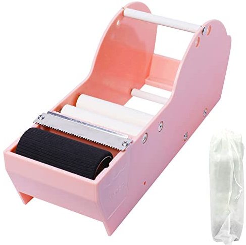 WELSTIK Distributeur de ruban adhésif en papier kraft gommé activé par l'eau 7,6 cm pour expédition, carton et boîte, rose