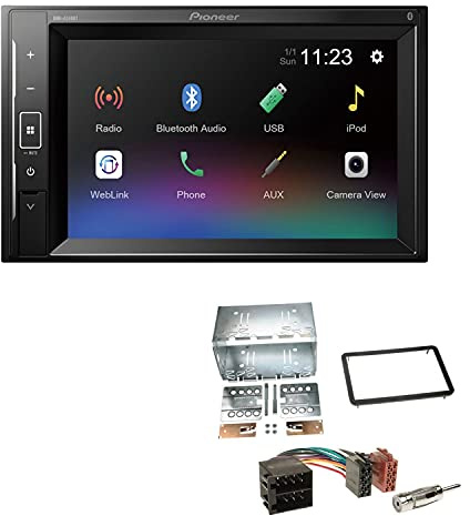 Pioneer DMH-A240BT 2-DIN Autoradio Bluetooth USB passend für Alfa Romeo 159 2005-2011 ohne OEM Navi