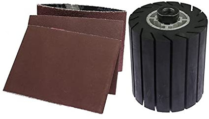 Angle Grinder Drum Rubber Polishing Wheel 3 in 1 Set Expander Wheel Sanding Belts DUO ER