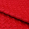 Fabreco PUNKT Deko-Stoff mit Noppen, Meterware 0,5lfm - 160cm breit, 300 g/m2, Plüschstoff für Kinderdecken, Spiel- und Krabbeldecken, Sofa- und Kopfkissen, Maskottchen - Rot 10
