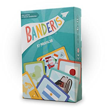Molaviajar Jeu de drapeaux du monde, cartes de voyage avec 200 drapeaux de pays, Banderis de MolaVoyage