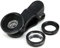 Objectif Pince 3 en 1 pour Samsung Galaxy S21 Ultra Smartphone Universel Macro Fisheye Grand Angle Metal Pochette Demontable