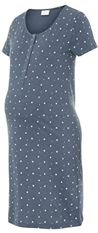MAMA.LICIOUS Women's MLMIRA Star JRS Nightgown 2F A. E. NOOS Night Shirt, Stormy Weather/AOP:Star, M