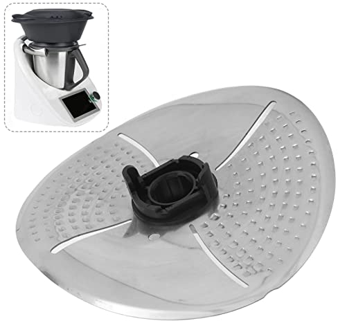 Tnfeeon Cubierta De Cuchilla para Máquina De Cocina, Protector De Clase De Alimentos, Cubierta De Cabezal De Corte De Acero Inoxidable ABS para Vorwerk Thermomix TM5 TM6 TM31