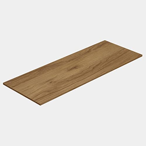 Baikal Encimera de Madera para Baño, en Melamina 16mm. Tablero para Mesa. Varios Acabados y Medidas. Combinable con Cualquier Mueble Modular Encimera de Madera 1,6cm 120 cm Roble Vinda