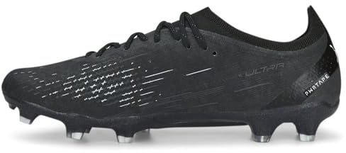 PUMA Mens Ultra Ultimate Firm GroundAg Soccer Cleats Cleated, Firm Ground, Turf - Black - Size 12 M