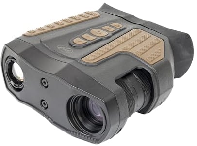 PNI Binocolo da caccia BH800 per visione notturna, fotocamera a infrarossi per caccia e birdwatching con foto e video 1080p a 30 fps, portata IR fino a 300 m, zoom ottico 10x