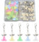 Yaclonq 30 Stück Schutzengel Selber Machen Set, Engel Basteln Perlen Bastelset, Perlenengel Anhänger Schlüsselanhänger Engel Charme für DIY Basteln Hochzeit Schmuck Perlenengel Engel(Farbe)