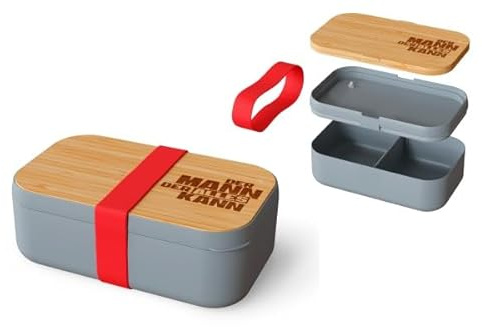 Rungassi Brotdose Brotbox Vesperdose Lunchbox (Der Mann der Alles kann)