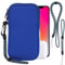 Handytasche für Smartphones,Universelle Neopren Handy Hülle Handy Tasche Hülle Cover Case Schutzhülle mit Karabiner und Umhängeband für iPhone 14 15 16 Samsung,Passend für Telefone bis zu 7 Zoll,Blau