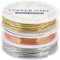 SUNNYCLUE Pure Copper Wire - 24m, 0.6mm, 22 Gauge, Soft, Bendable, Gold/Silver, For Jewellery Making, Wrapping, Beading, Sculpting
