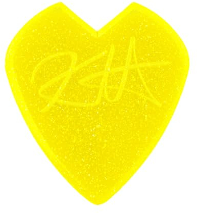 DUNLOP - Plektrum Kirk Hammett Jazz III Yellow Glitter, 72er-Packung