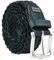 Police Herrengürtel aus echtem Leder, geflochten, 3,5 cm hoch, kürzbar, nickelfrei 125 (Größe 52-56), Blau geflochten 74 3,5 cm, 125 cm